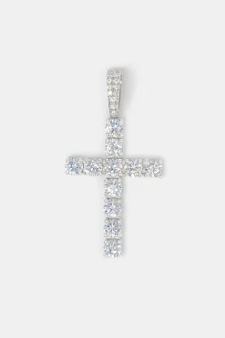 JWL-PEND 925 Cross Pendant - White