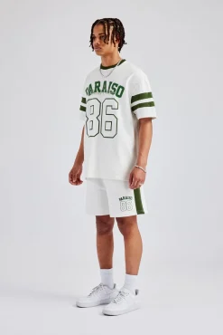 CLO-BOT 86 Varsity Jersey Short - Off White