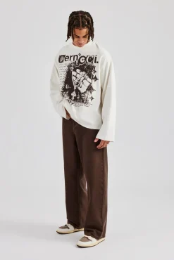 CLO-BOT-DEN Baggy Fit Jean - Chocolate