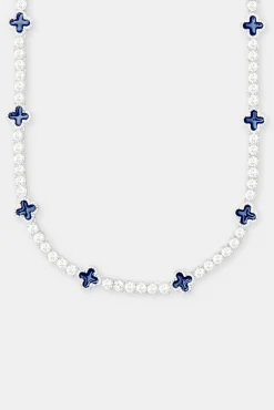 JWL-CHN Blue Motif Tennis Chain