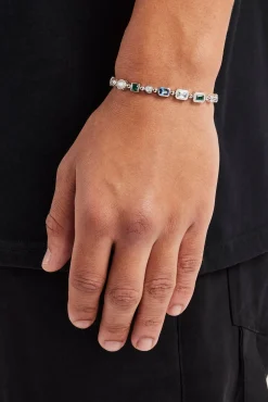 JWL-BRA Blue Multi Gemstone & Opal Bracelet - 6mm