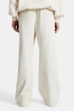 Women CLO-BOT-TRO C Embroidered Jogger - Off White