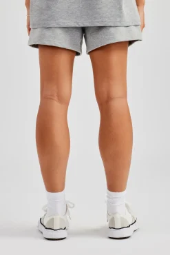 Women CLO-BOT C Embroidered Short - Grey Marl