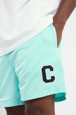 CLO-BOT C Mesh Shorts - Aqua