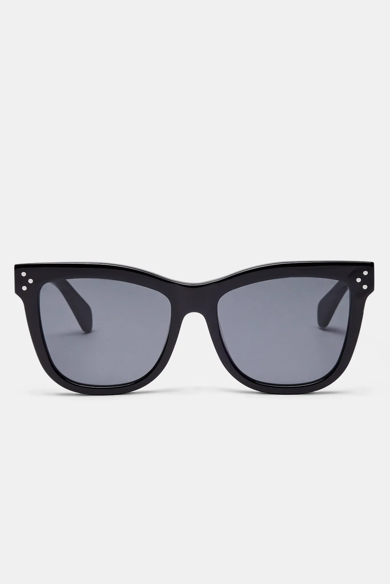 Women CLO-ACC Cat Eye Acetate Sunglasses - Black