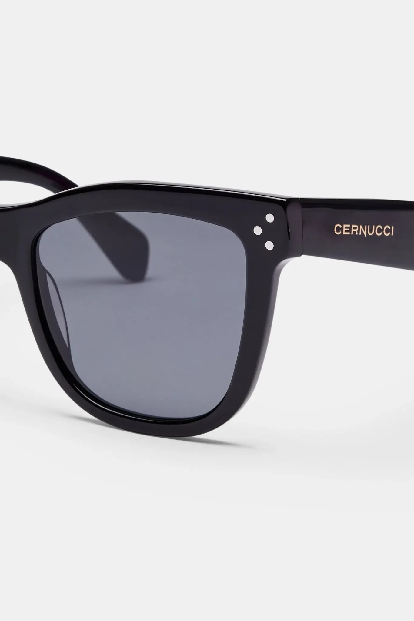 Women CLO-ACC Cat Eye Acetate Sunglasses - Black
