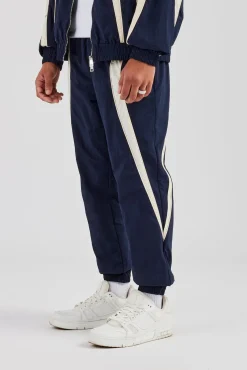 CLO-BOT-TRO CCC Nylon Cuffed Jogger - Navy Blue