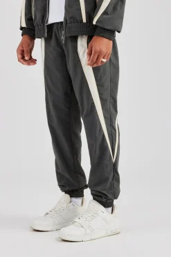 CLO-BOT-TRO CCC Nylon Cuffed Jogger - Charcoal