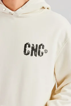 CLO-TOP-HS-HOOD Cernucci 17 Studios Oversized Hoodie - Off White