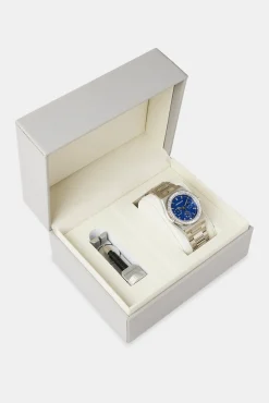 JWL-ACC-WAT Cernucci Baguette Bezel Watch - Silver