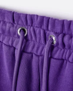 CLO-BOT-TRO Cernucci Embroidered Jogger - Purple
