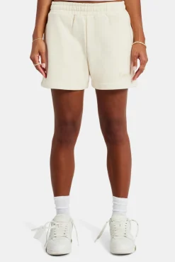 Women CLO-BOT Cernucci Embroidered Shorts - Ecru