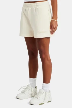 Women CLO-BOT Cernucci Embroidered Shorts - Ecru