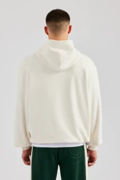 CLO-TOP-HS-HOOD Cernucci Hoodie - Ecru