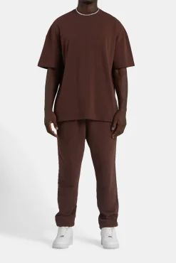 CLO-TOP-TEE Cernucci Limited Oversized T-Shirt - Chestnut