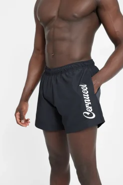 CLO-SWIM Cernucci Logo Swim Shorts - Black