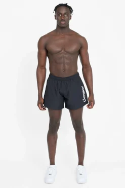 CLO-SWIM Cernucci Logo Swim Shorts - Black