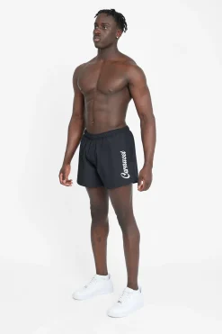 CLO-SWIM Cernucci Logo Swim Shorts - Black