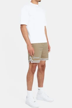 CLO-BOT Cernucci Mesh Short - Stone
