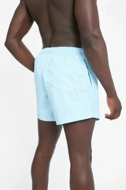 CLO-SWIM Cernucci Monogram Swimshorts - Baby Blue