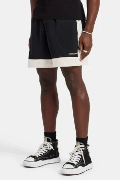 CLO-BOT Cernucci Panel Mesh Short - Black