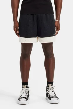 CLO-BOT Cernucci Panel Mesh Short - Black