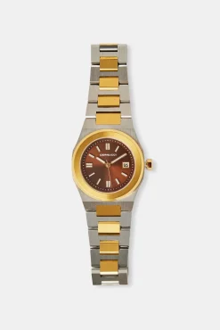 Women JWL-ACC-WAT Cernucci Two Tone Watch - Silver