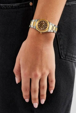 Women JWL-ACC-WAT Cernucci Two Tone Watch - Silver