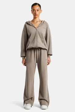 Women CLO-SET Cernucci Zip Through Tracksuit - Taupe