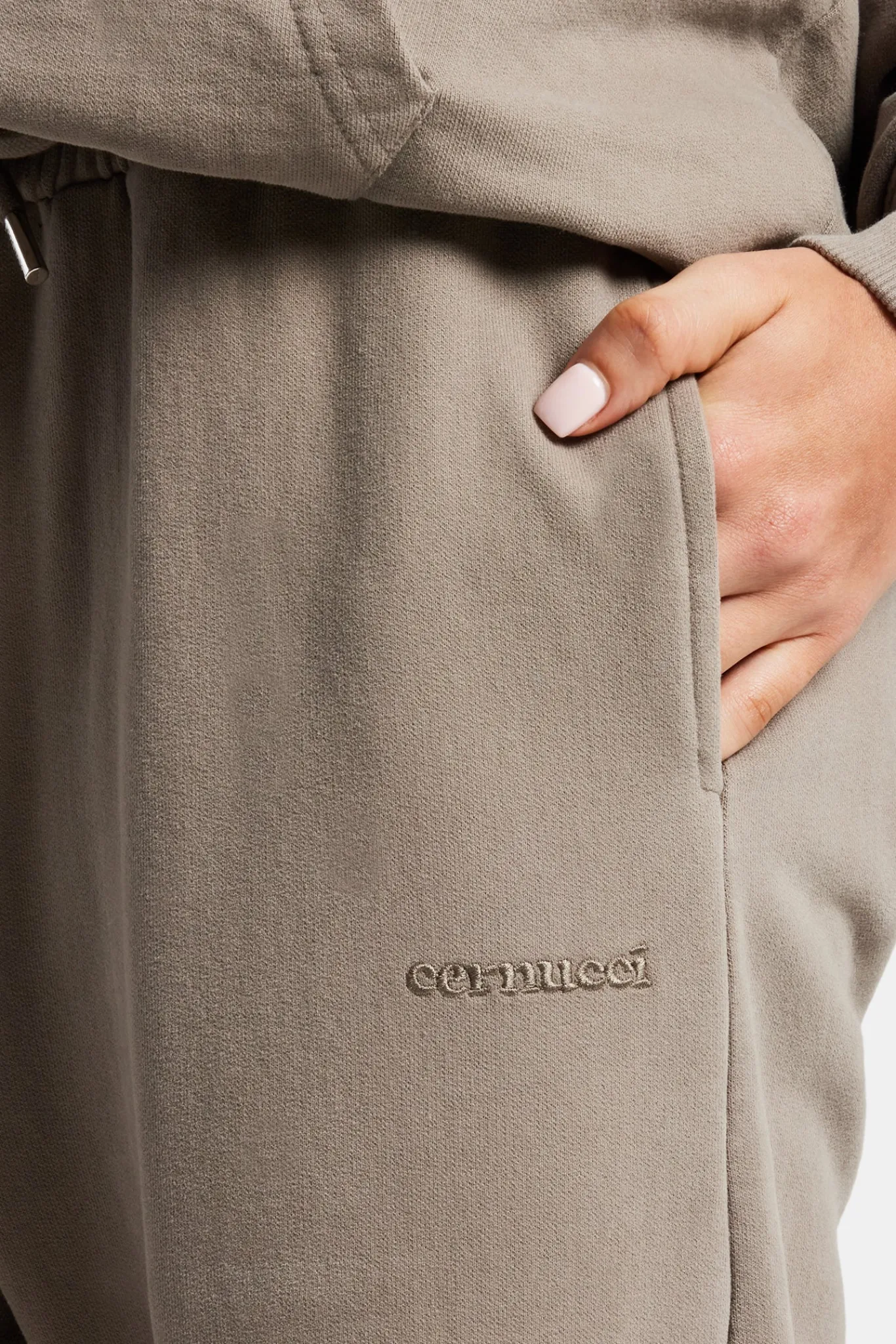 Women CLO-SET Cernucci Zip Through Tracksuit - Taupe