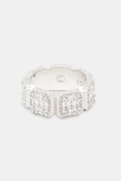 Women JWL-RNG Clustered Ring - White
