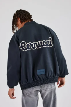 CLO-TOP-OUT CN Twill Bomber Jacket - Navy