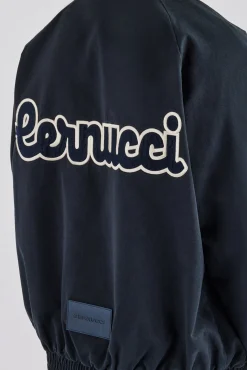 CLO-TOP-OUT CN Twill Bomber Jacket - Navy