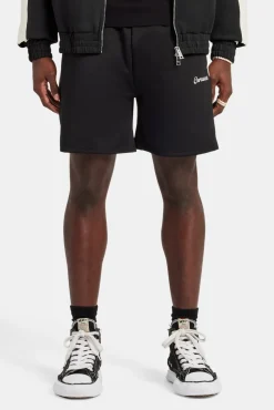 CLO-BOT Contrast Panel Shorts - Black