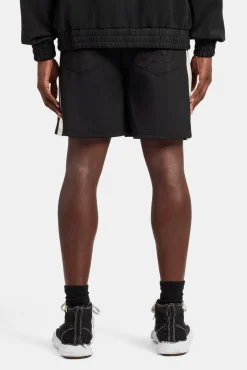 CLO-BOT Contrast Panel Shorts - Black