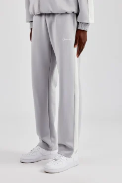 CLO-BOT-TRO Contrast Panel Track Pant - Grey