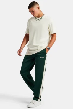 CLO-BOT-TRO Contrast Panel Track Pant - Forest