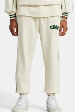 CLO-BOT-TRO Crnc Applique Varsity Jogger - Ecru