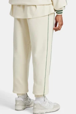 CLO-BOT-TRO Crnc Applique Varsity Jogger - Ecru