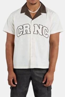 CLO-TOP-SHIR CRNC Boxy Bowling Shirt - Ecru
