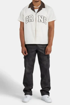 CLO-TOP-SHIR CRNC Boxy Bowling Shirt - Ecru