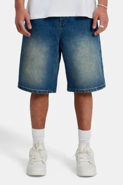 CLO-BOT-DEN Denim Bermuda Jorts - Antique Wash