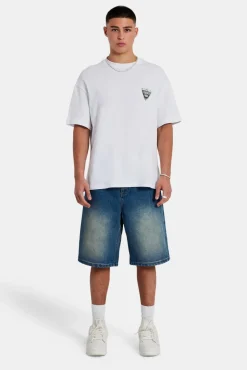 CLO-BOT-DEN Denim Bermuda Jorts - Antique Wash