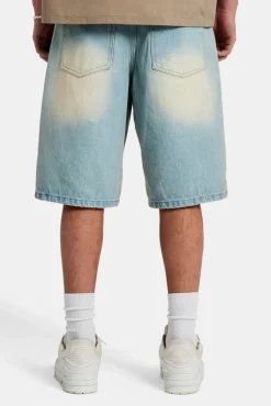 CLO-BOT-DEN Denim Bermuda Jorts - Bleach Wash