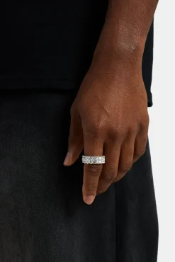 JWL-RNG Double Row Iced Ring