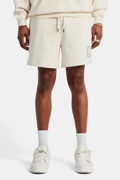CLO-BOT Embellished C Relaxed Shorts - Ecru