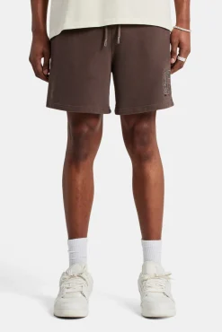 CLO-BOT Embellished C Relaxed Shorts - Chocolate