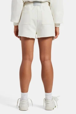 Women CLO-BOT Esportivo Embroidered Short - Off White