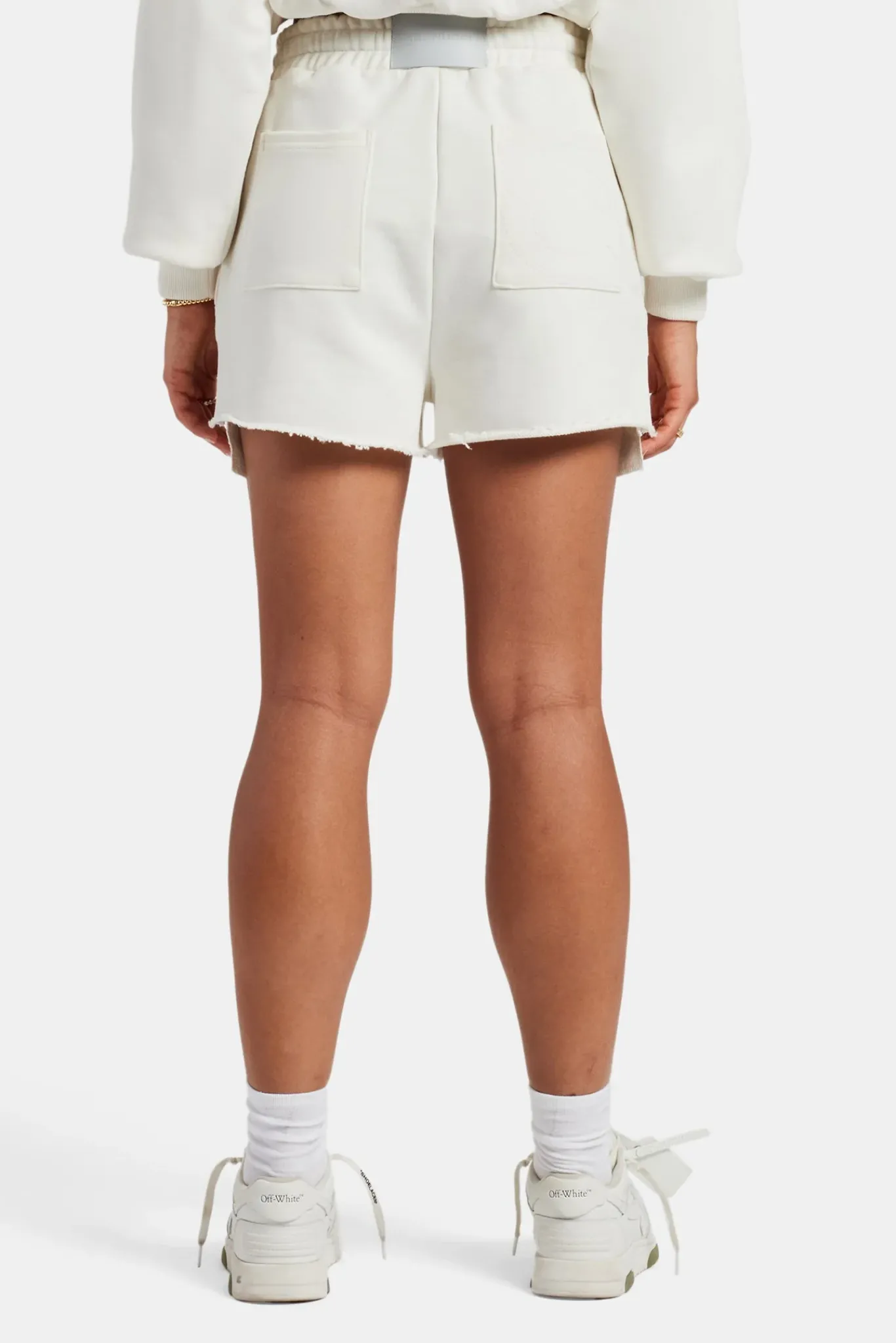 Women CLO-BOT Esportivo Embroidered Short - Off White