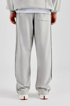 CLO-BOT-TRO Exposed Seam Straight Leg Jogger - Ash Grey